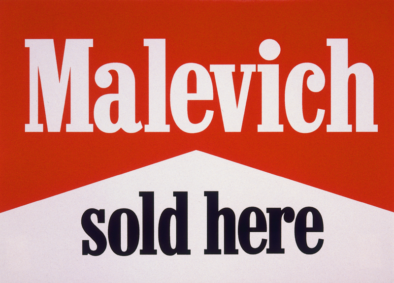 MALEVICH SOLD HERE, 1989