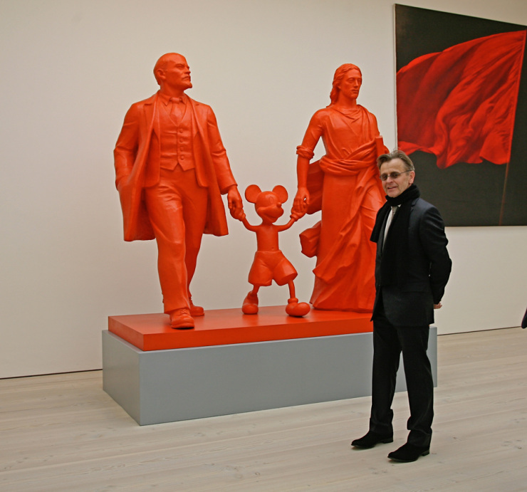 Kosolapov, Saatchi Gallery, London, Mikhail Baryshnikov, Hero, Leader, God, Михаил Барышников,  Косолапов, 2014