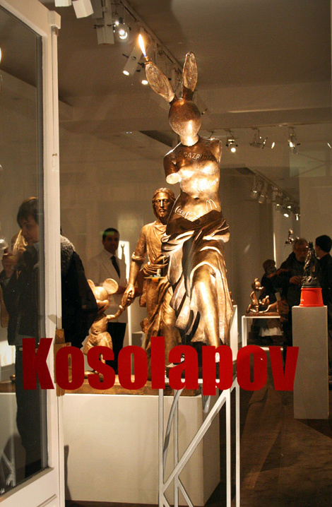 Kosolapov, Galerie Vallois, Bunny Gazprom, Mickey, Kamasutra et autres…