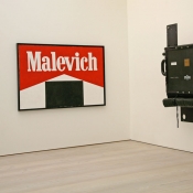 Kosolapov, Saatchi Gallery, London, 2014, Marlboro Malevich