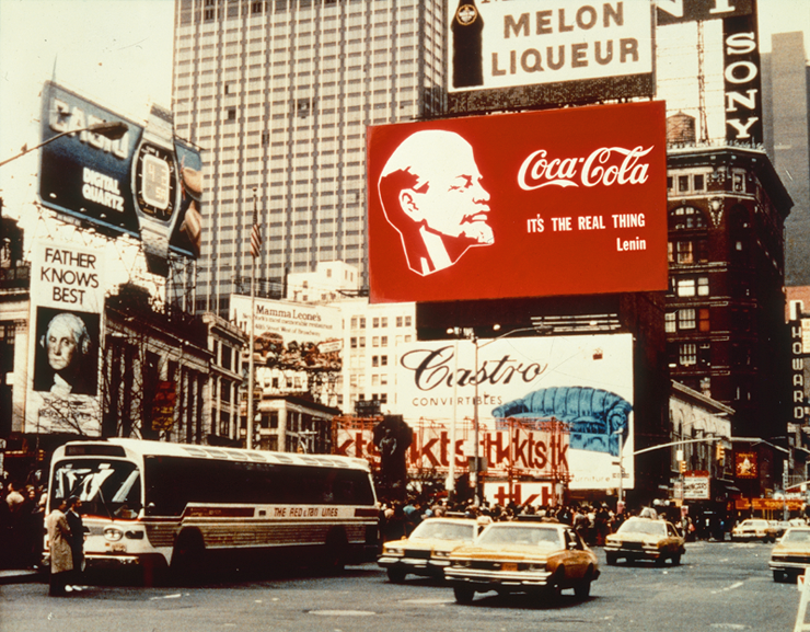 LENIN — COCA-COLA, Times Square Project. 1982