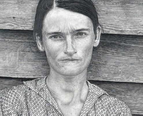 Marti Cormand: Sherrie Levine's "After Walker Evans: 4", 1981, 2013, graphite on paper, 36.5 x 30 inches