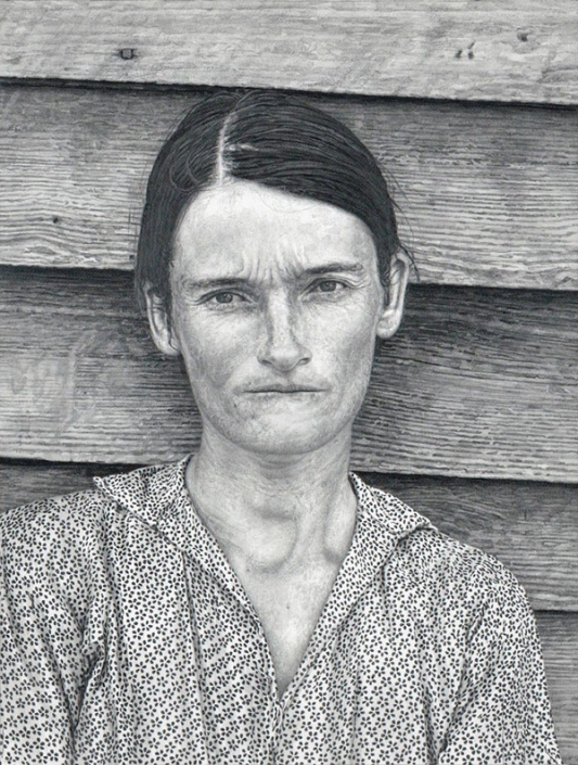 Marti Cormand: Sherrie Levine's "After Walker Evans: 4", 1981, 2013, graphite on paper, 36.5 x 30 inches